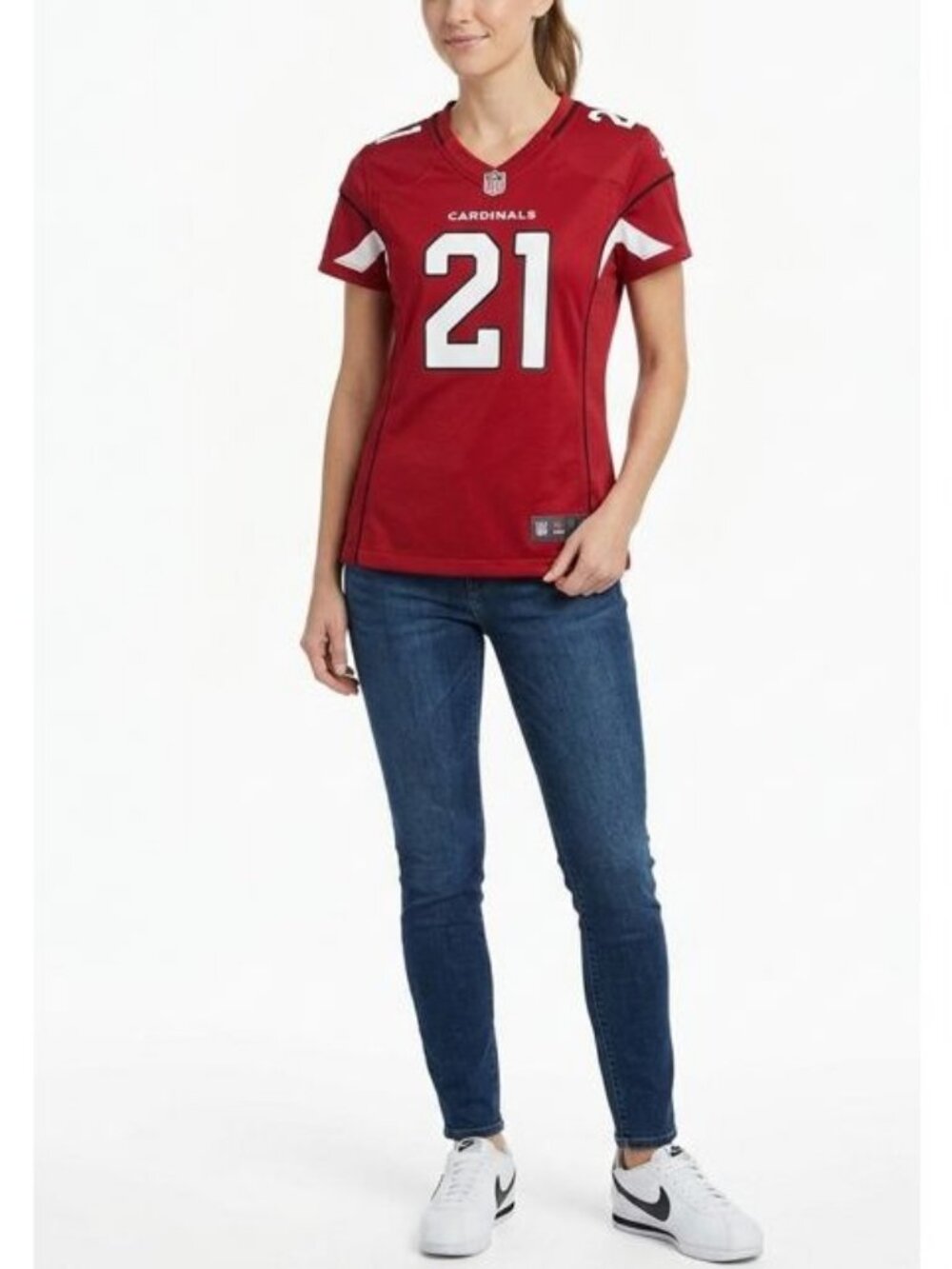 Nike Arizona Cardinals Patrick Peterson #21 Women's Y2K NFL Jersey M Red/White